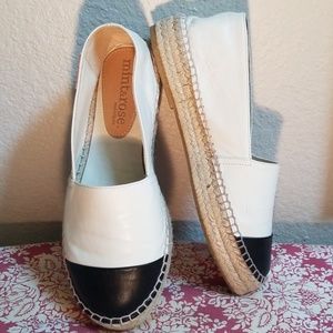 Mint & Rose Leather Espadrilles